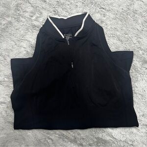 Athleta 1/4 Zip Golf Collared Racerback Athletic Top